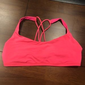 Free To Be Bra - Lululemon- Size 12 - Hot Pink